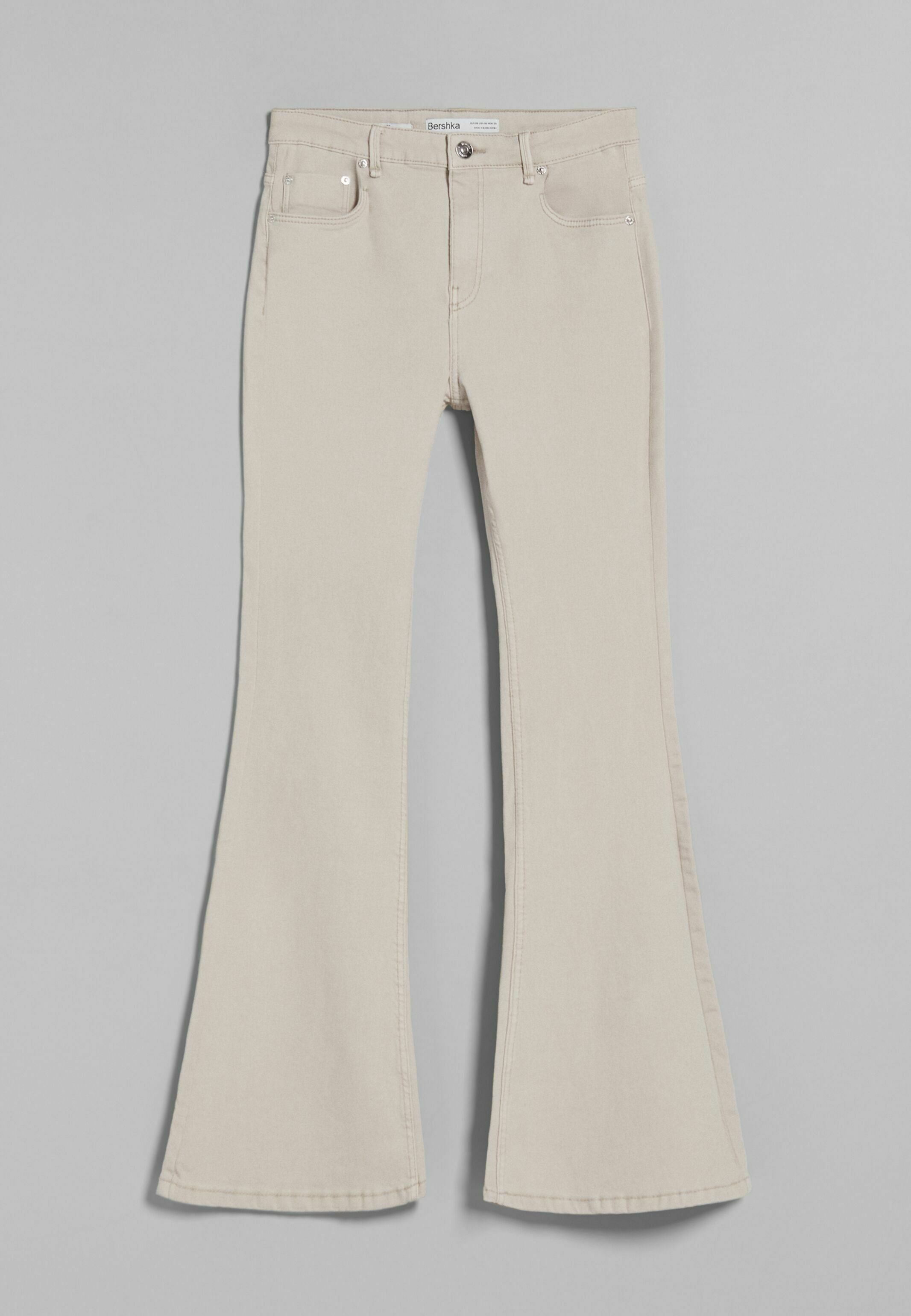 Bershka FLARED - Bootcut jeans - beige - Zalando.de