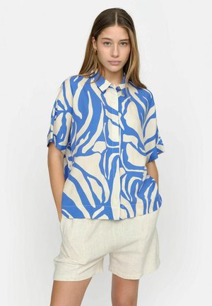 MIO FREEDOM SS  - Camicia - two tone amparo blue print