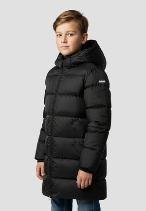 Schott LONG WITH FIXED HOOD - Cappotto invernale - noir