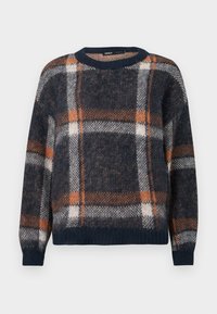 ONLMARION LIFE O NECK  - Πουλόβερ - night sky/cloud dancer/amber brown