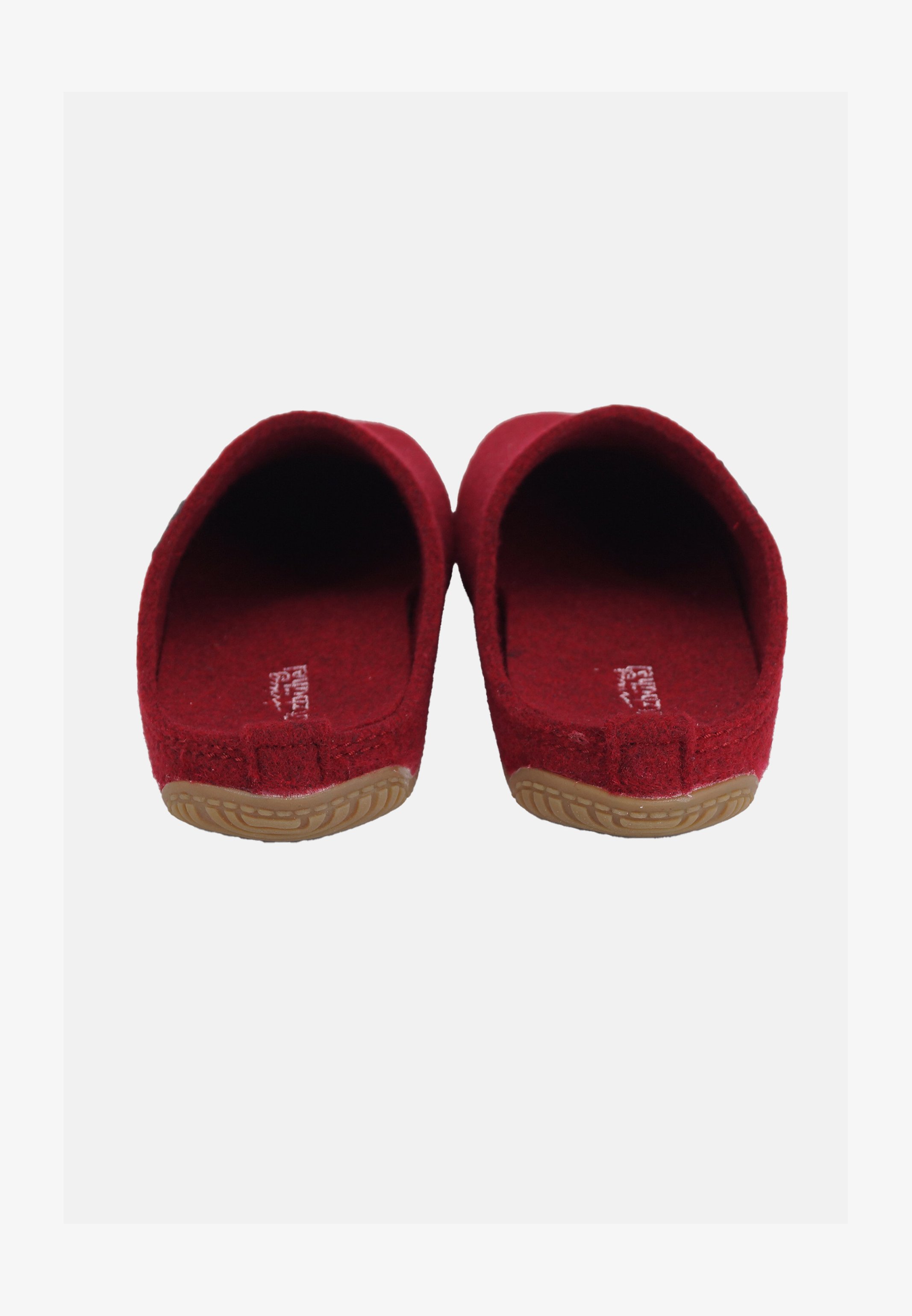 Pantofole In Lana Vergine Follata Living Kitzbühel, Con Suola In Pelle D'agnello E Gomma Naturale, Unisex