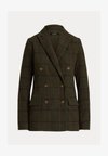GLEN CHECKTK! DOUBLE BREASTED BLAZER - Blazer - olive
