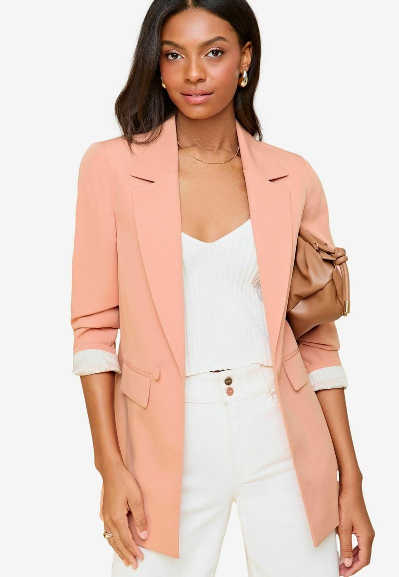Lipsy RELAXED LONGLINE TAILORED - Blazer - pink