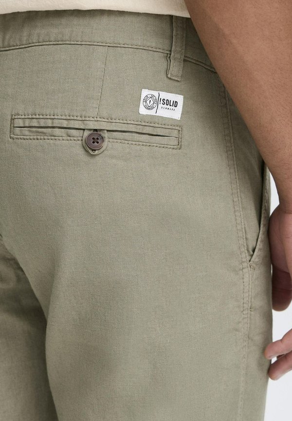 SDLORAN LINEN MIX - Chinos - vetiver4