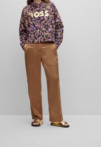 BOSS Mikina s kapucí - multi-coloured