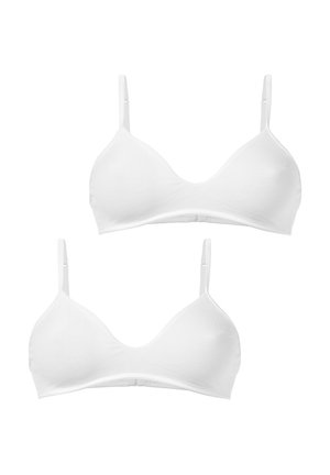 PACK OF 2 PAIRS - Triangle bra - 098a bianco