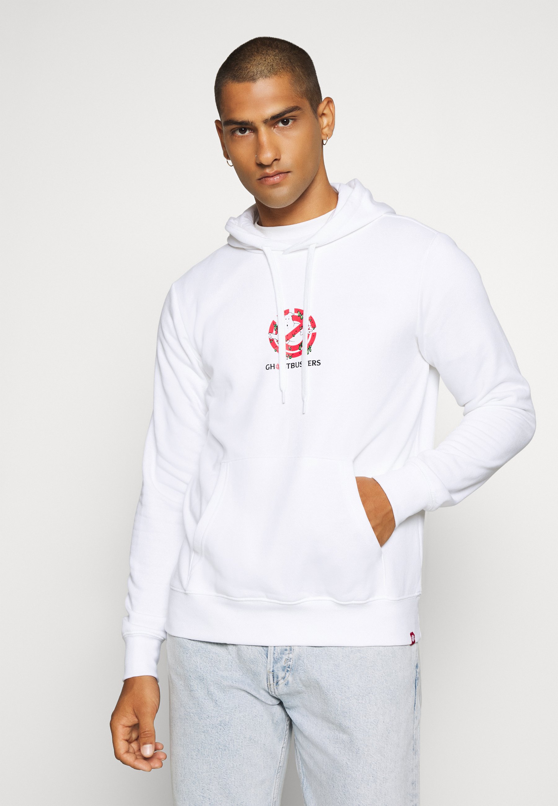 element white hoodie