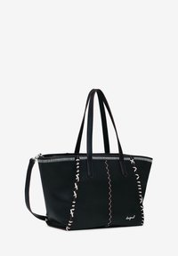 Desigual LARGE SHOPPER WITH STITCHING - Handbag - black