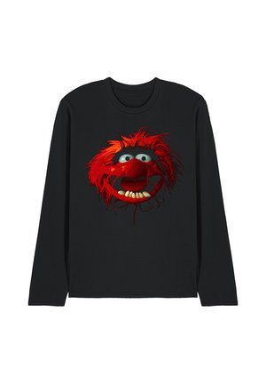 Disney, THE MUPPETS ANIMAL FACE - Long sleeved top - black