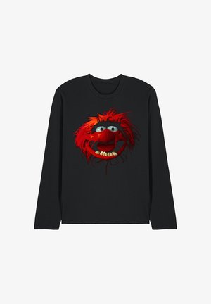 Disney, THE MUPPETS ANIMAL FACE - Long sleeved top - black