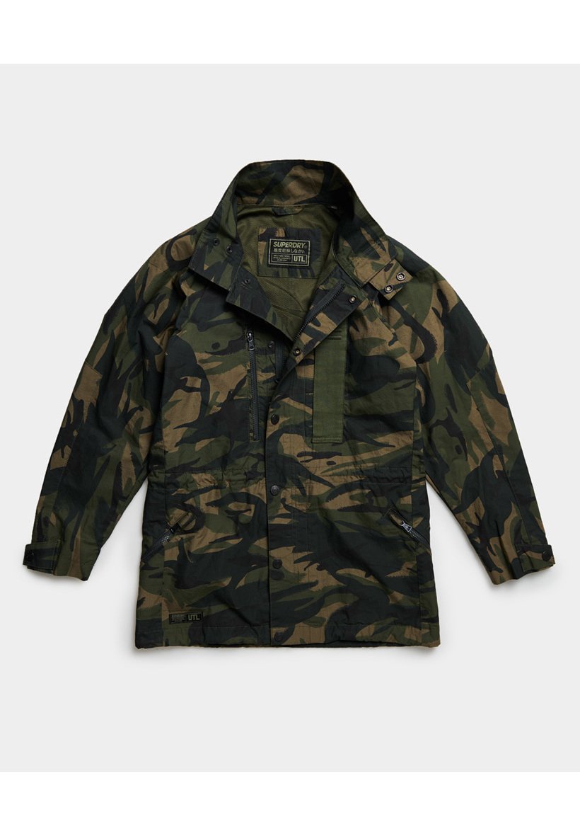 Superdry SUPERDRY UTILITY FIELD JACKET Outdoorjacka army Army jackor för barn | Militärjackor för barn | Army Star