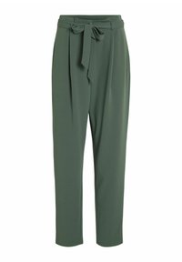 VICLAVA BELTED NOOS - Trousers - duck green