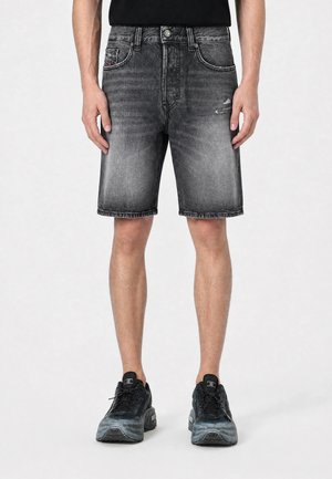 Diesel REGULAR - Τζιν σορτς - black