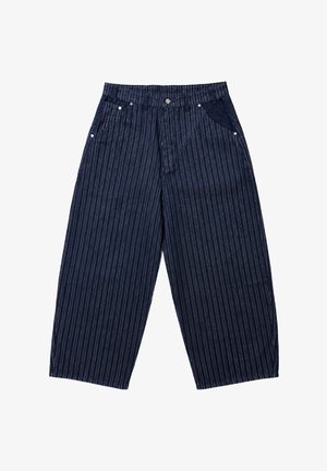 Project X Paris, JEAN BARREL À MOTIF RAYÉ - Jean boyfriend - bleu