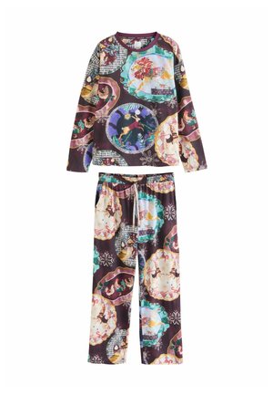 TALL - LONG SLEEVE SET - Nachtwäsche Set - berry red