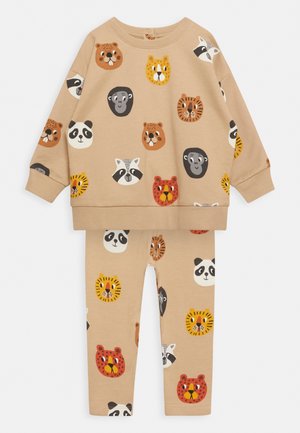 ANIMAL FACES UNISEX SET - Sweatshirt - beige