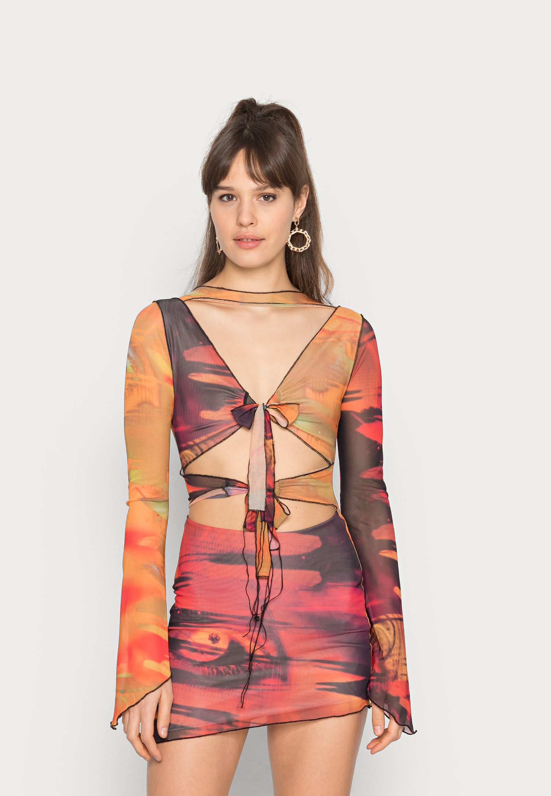 Jaded London TIE FRONT DRESS - Vestito elegante - multi/multicolore -  Zalando.it