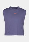 CROPPED TANK - Basic póló - nightshadow blue