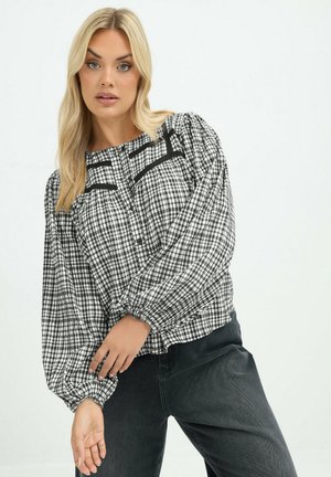 Yours Clothing, PLUS SIZE BARDOT TOPS - Blouse - black