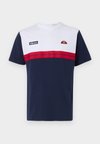 MACCHIO TEE - Nyomott mintás póló - white/navy