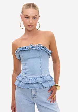 LOAVIES, LIVE YOUR PASSION - Débardeur - blue   denim