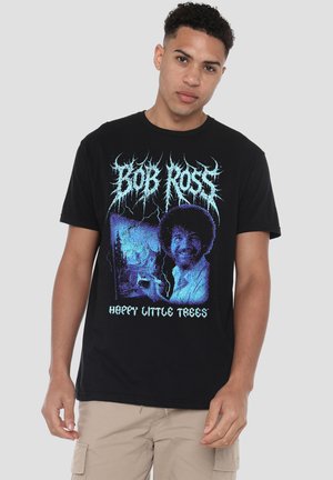 Cotton Soul, Print T-shirt - black