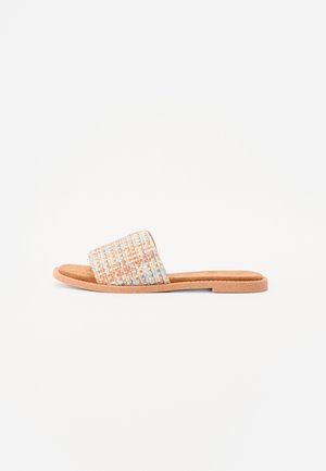Mules - light blue/multicolour