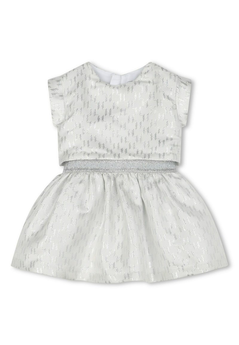 KARL LAGERFELD KIDS Cocktailjurk wit KARL LAGERFELD KIDS Cocktailjurk wit