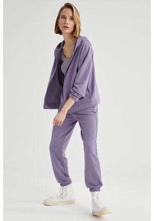 Zip-up hoodie - purple