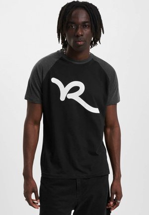 Rocawear T-Shirt print - black charcoal