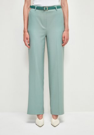 adL BELTED WIDE LEG - Pantaloni - mint