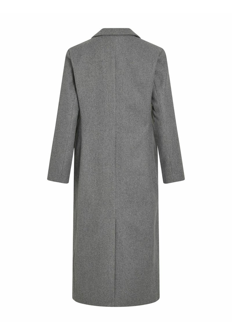 VILA VISOLO NOOS Abrigo clásico medium grey melange/gris