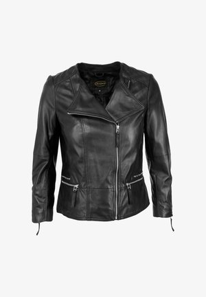 Leather jacket - black