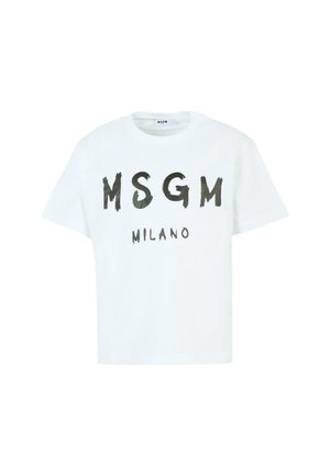 A MANICA CORTA - T-shirt con stampa - white