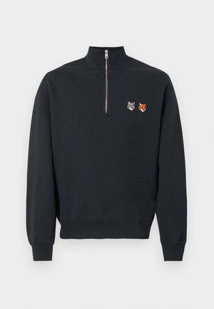 DOUBLE FOX HEAD HALF ZIP COMFORT - Sweatshirt - anthracite