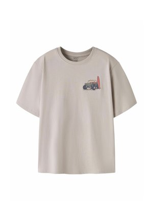 Name it, T-SHIRT REGULAR FIT - T-shirt imprimé - chateau gray
