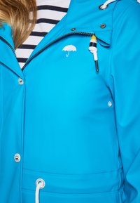 Schmuddelwedda Parkas - cyanblau