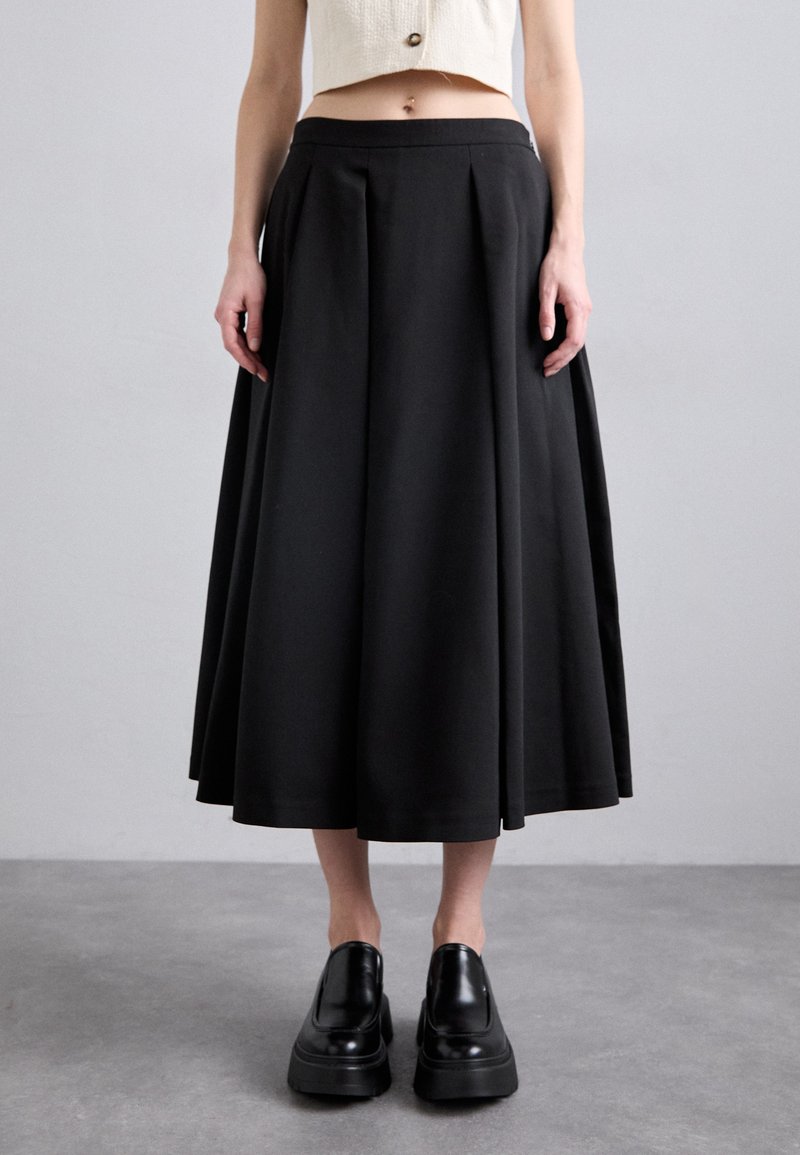 Theory IRREG - Jupe plissée - black