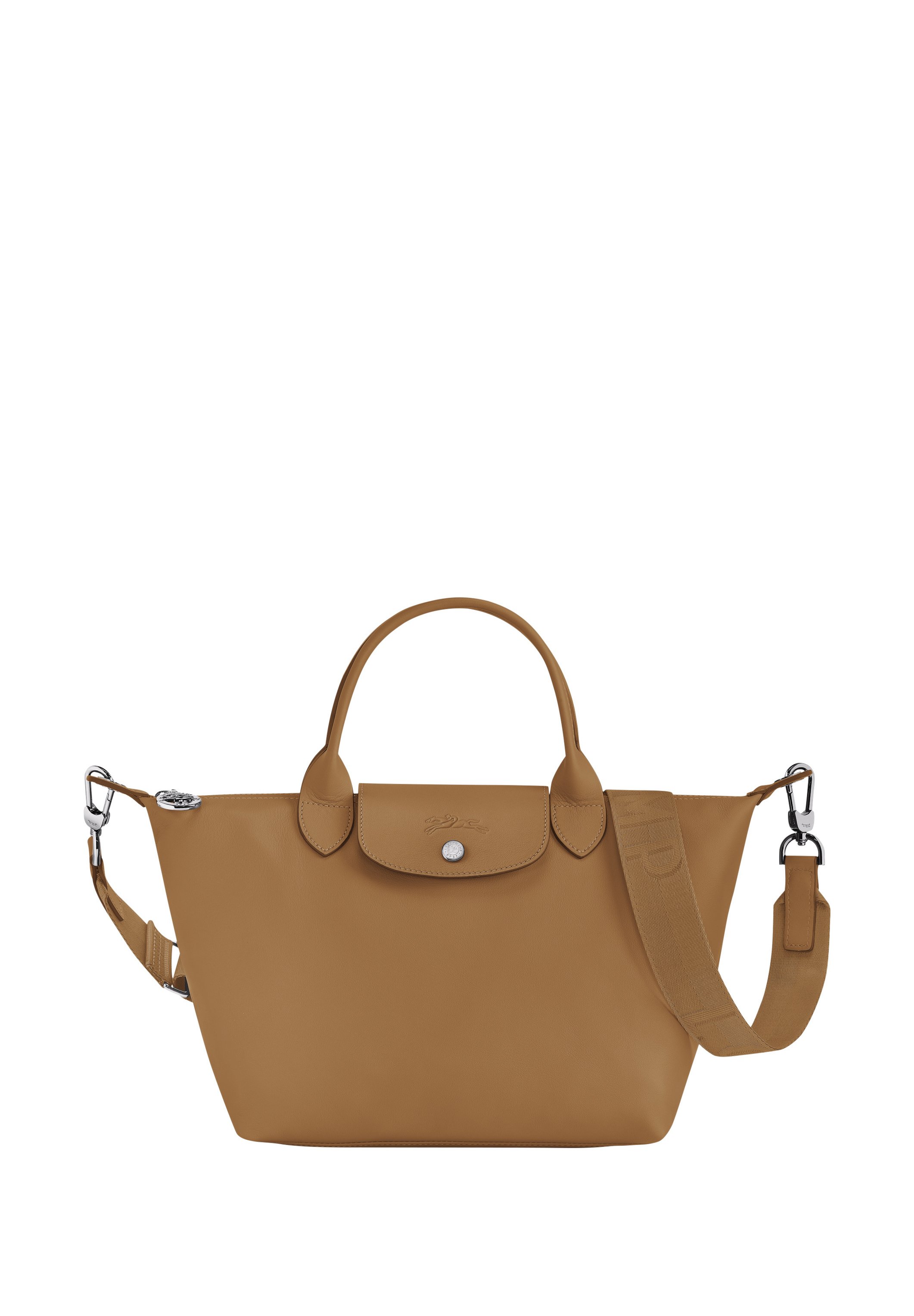 LONGCHAMP フランス製 ブラウン　フラップバッグ　本革　使用頻度低い 当日発送 LONGCHAMP フランス製 ブラウン フラップバッグ 本革