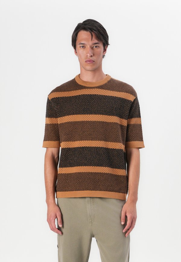GINGER KNIT RELAXED STRIPE TEE - Strickpullover