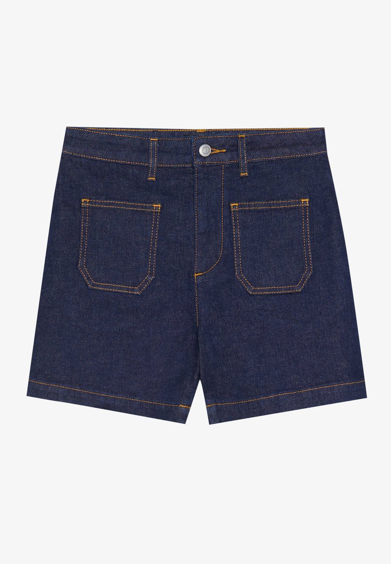 Zign Studio Jeansshort donkerblauw denim