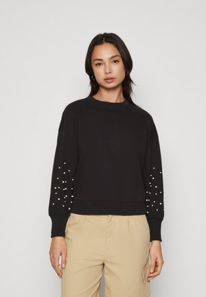 ONLY Tall ONLLUCINDA WILD O NECK BOX - Sweater - black/zwart