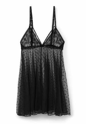 FLIRT FEARLESSLY BABYDOLL - Chemise de nuit / Nuisette - black