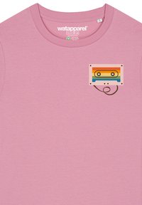 watapparel RAINBOW CASSETTE - T-shirt print - bubble pink