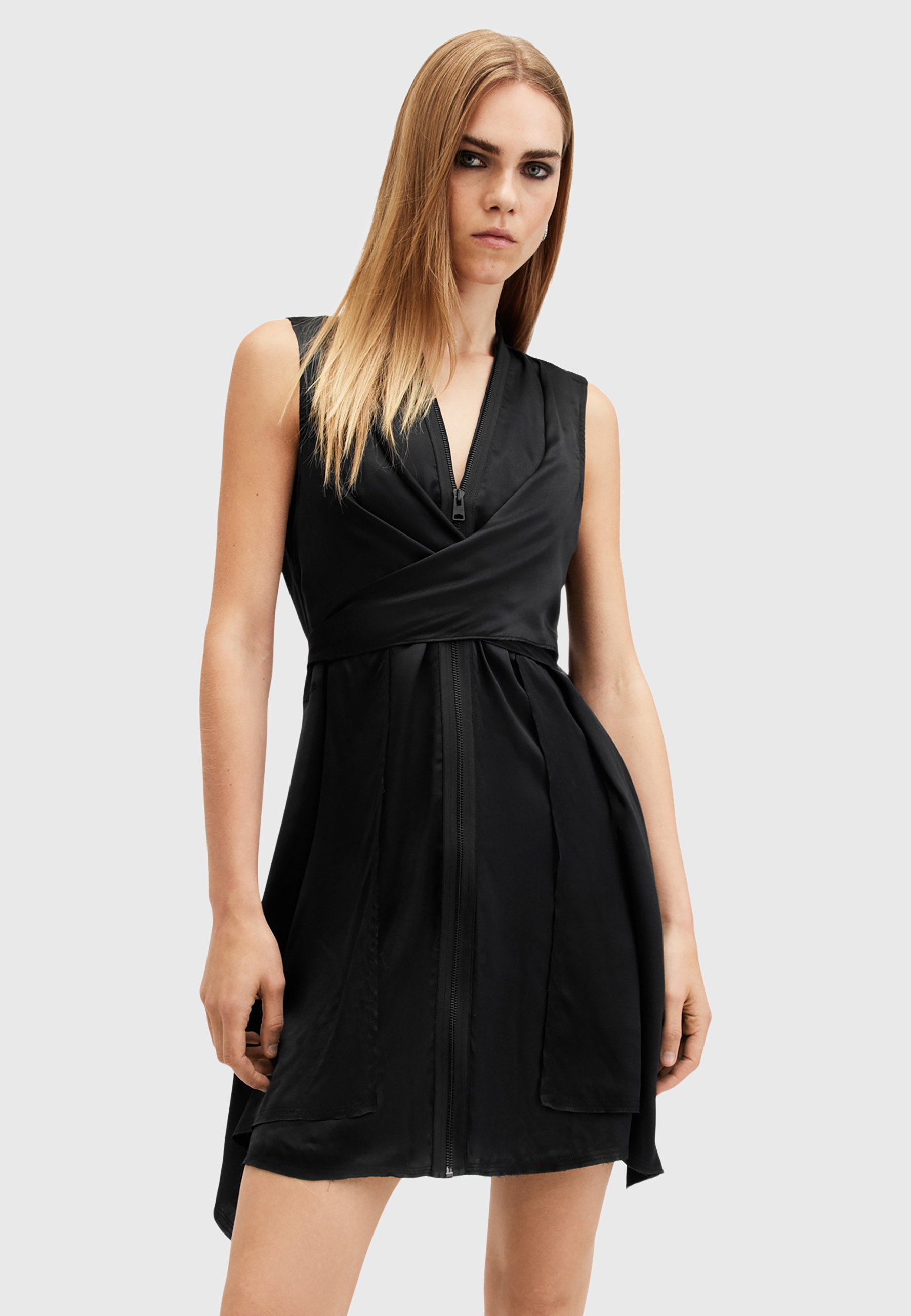 allsaints jayda silk dress AllSaints Silk Jayda Dress, Black