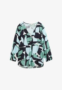 Unselected, green dots and shapes design