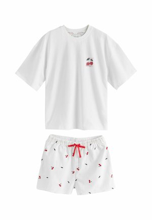 Next SET   - Nattplagg set - red ecru cherries