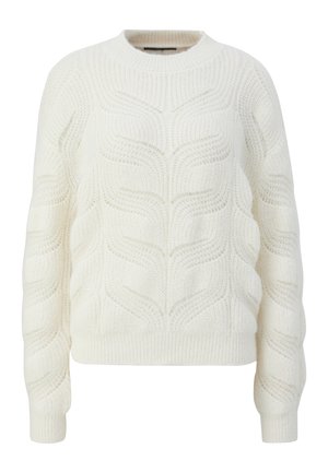 À MOTIF TORSADÉ - Pullover - ecru