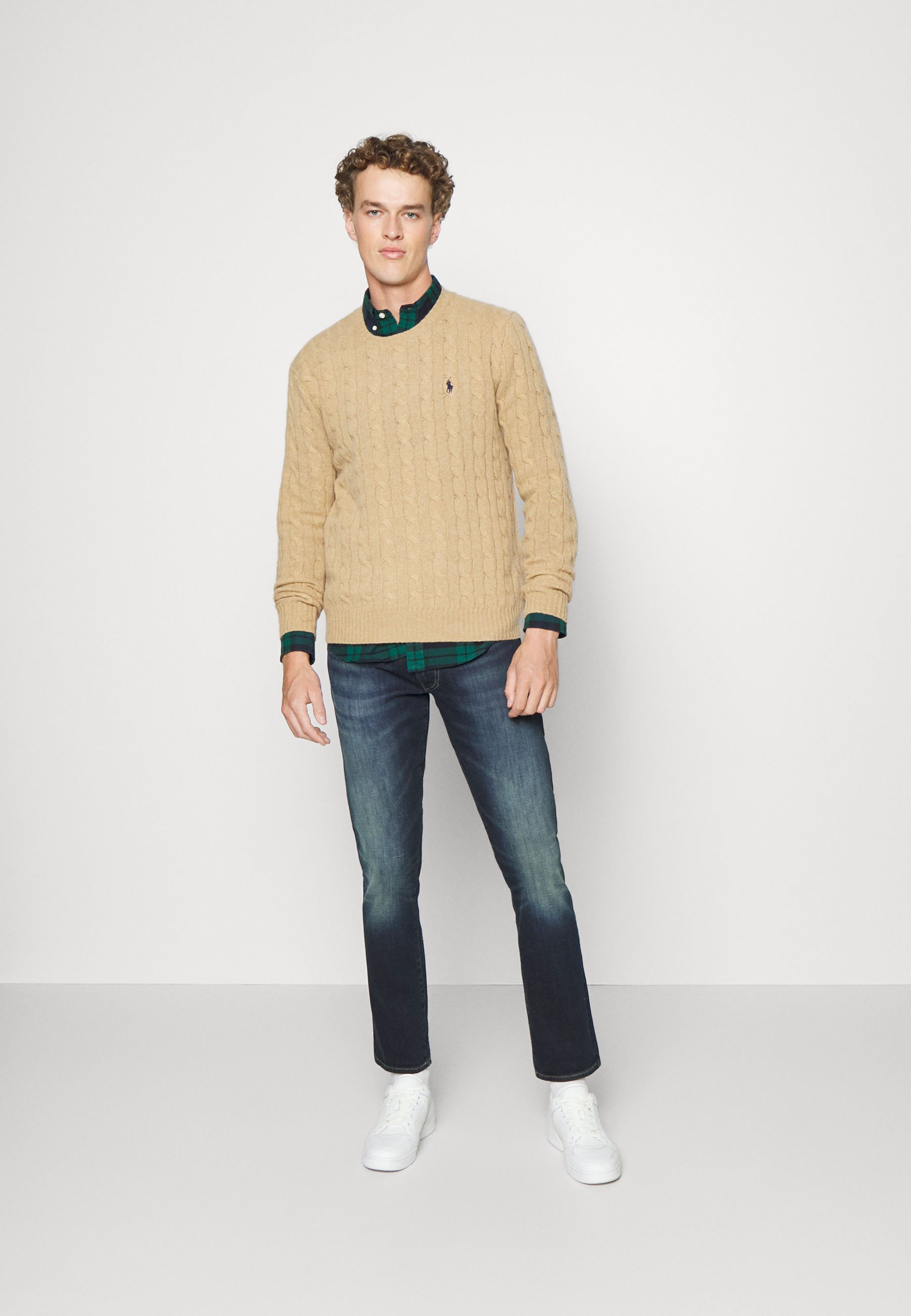 ralph lauren camel melange