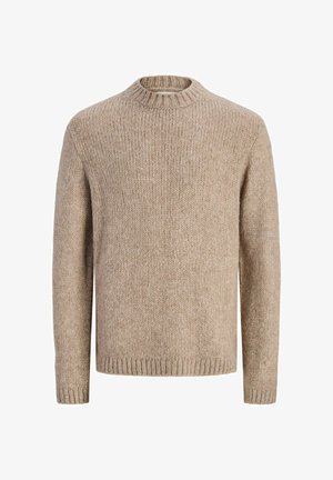 Jack & Jones, KNITTED PULLOVER PLAIN KNITTED PULLOVER - Pullover - desert taupe